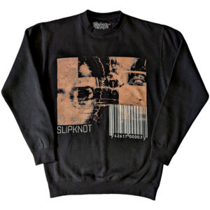 Slipknot The End, So Far Faces & Barcode Black Back Print Sweatshirt