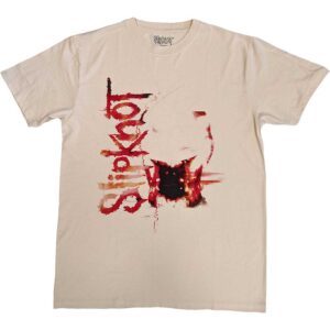 Slipknot The End, So Far Natural Back Print T-Shirt
