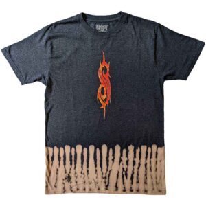 Slipknot The End, So Far Tribal S Bleach Black Back Print & Wash Collection T-Shirt