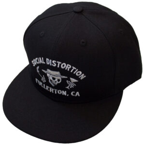 Social Distortion Fullerton Skelly Black Snapback Cap