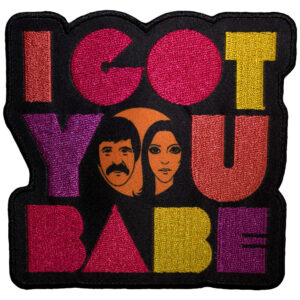 Sonny & Cher I Got You Babe Faces Patch