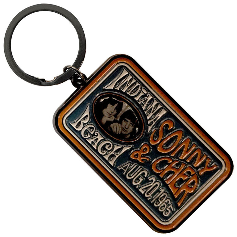 Sonny & Cher Indiana Beach Keychain