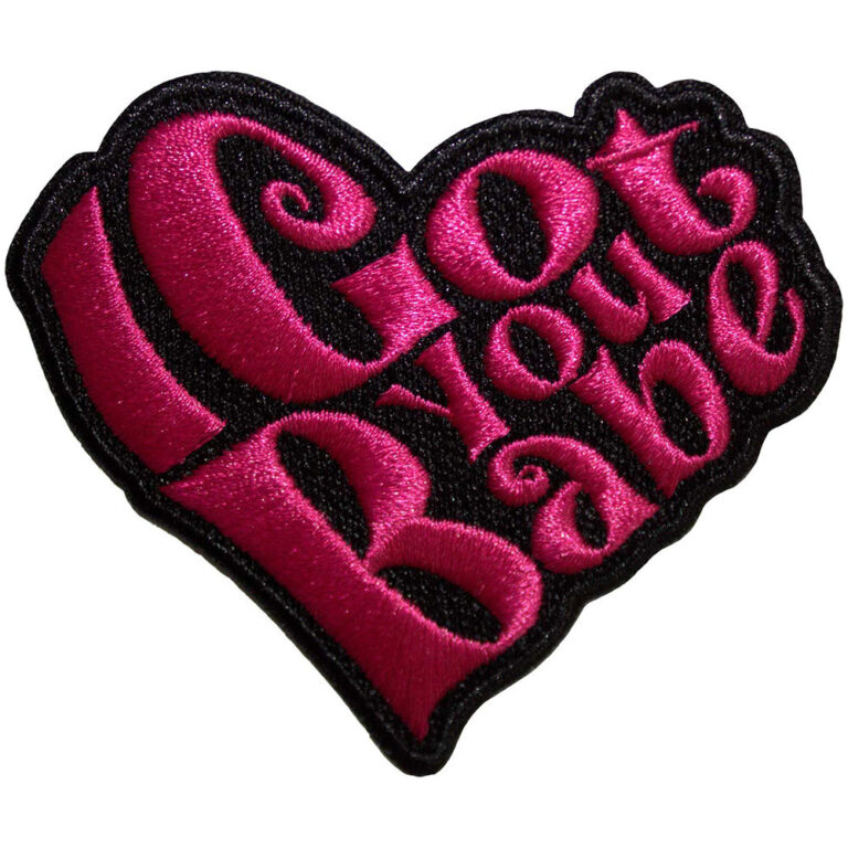 Sonny & Cher I Got You Babe Heart Patch