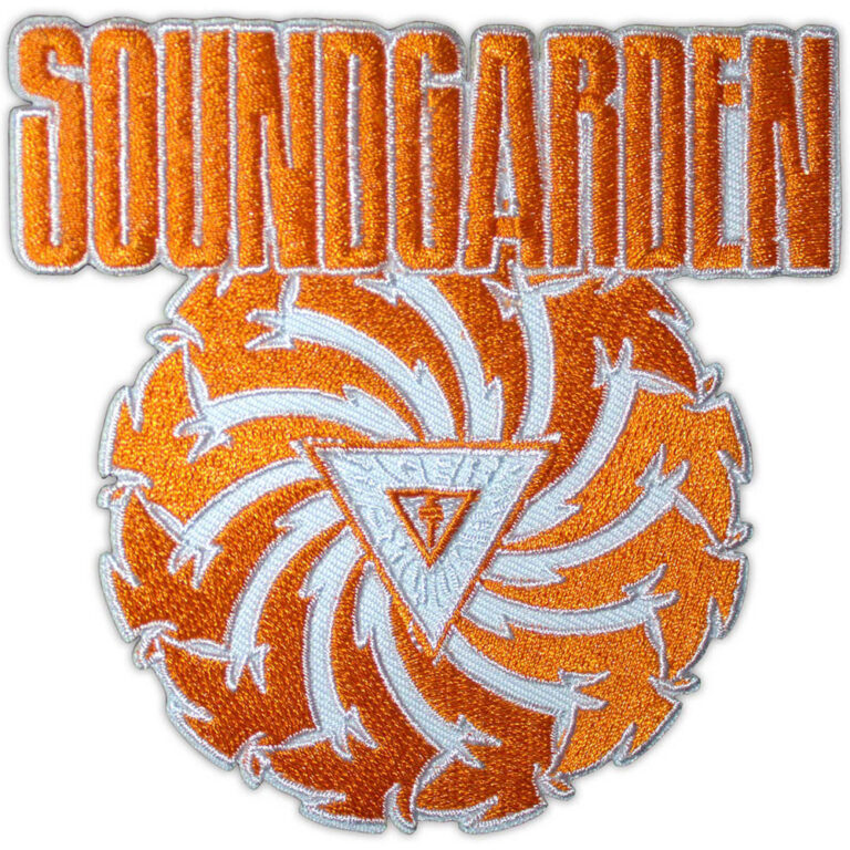 Soundgarden Badmotorfinger Orange on White Patch