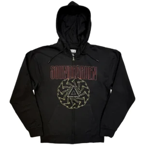 Soundgarden Spiral & Logo Zip Hoodie