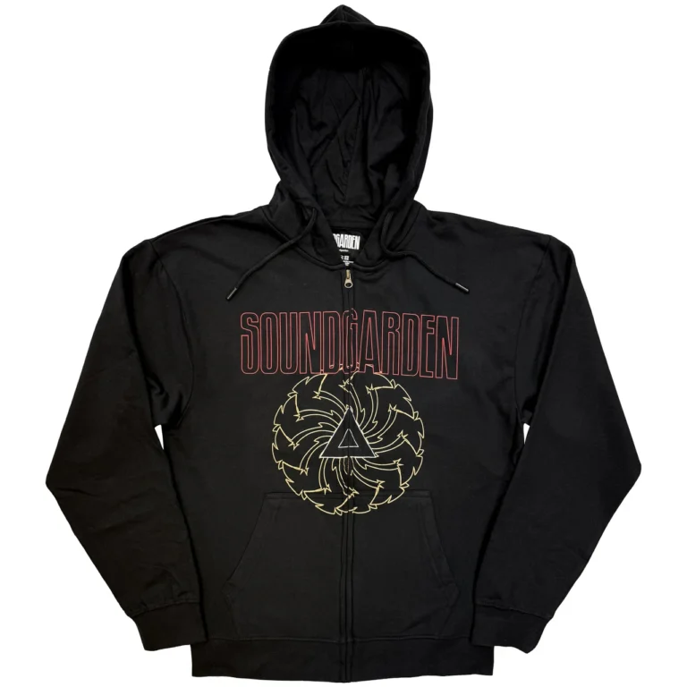 Soundgarden Spiral & Logo Zip Hoodie