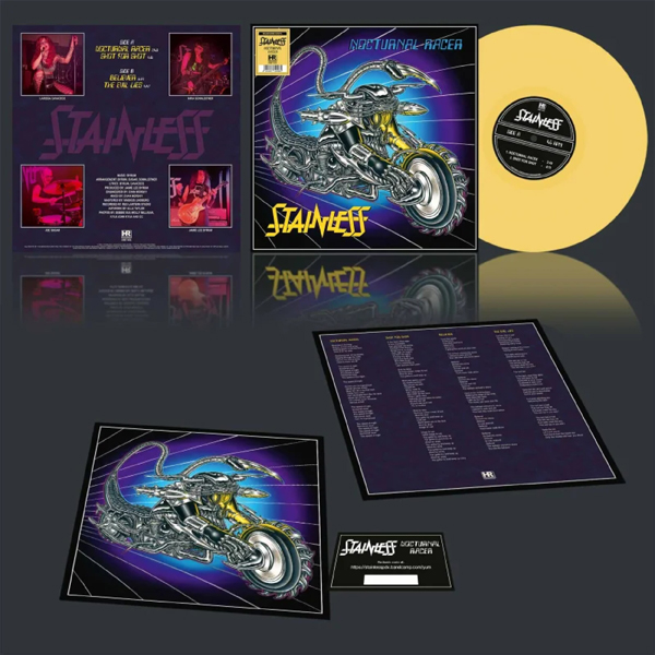 STAINLESS – NOCTURNAL RACER (MUSTARD VINYL) Vinyl LP