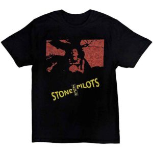 Stone Temple Pilots Core US Tour '92 Black Back Print T-Shirt