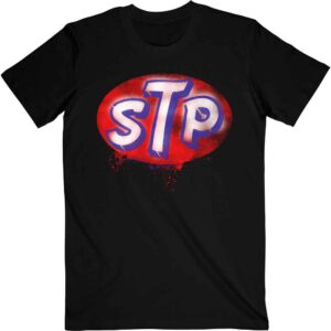 Stone Temple Pilots Red Logo Black T-Shirt