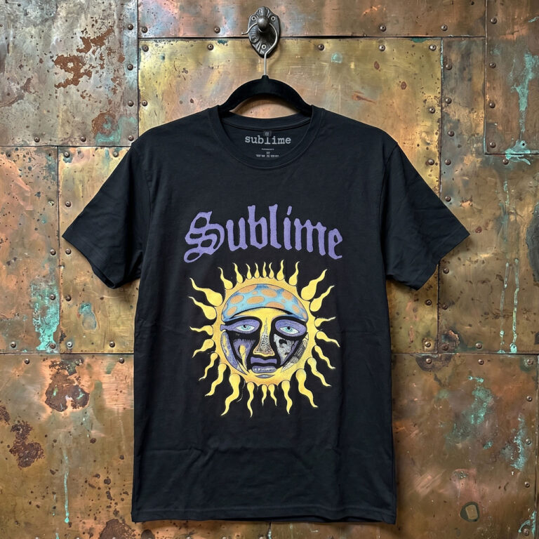 Sublime Unisex Premium Carbon T-Shirt: Sun Logo Black T-Shirt