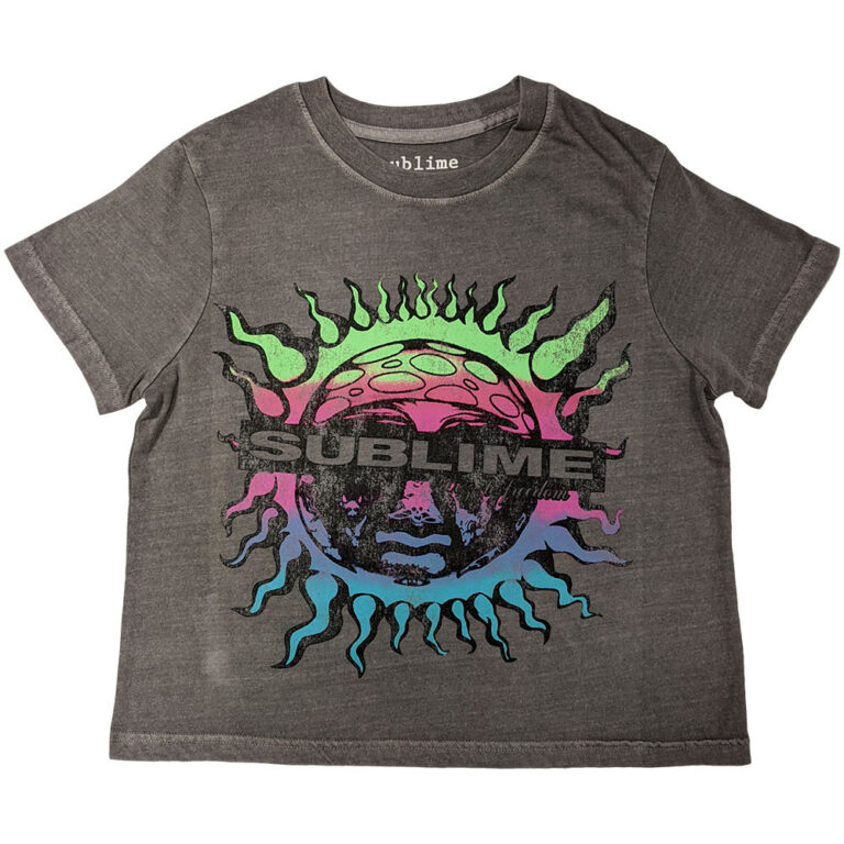 Sublime Gradient Sun Ladies Crop Top