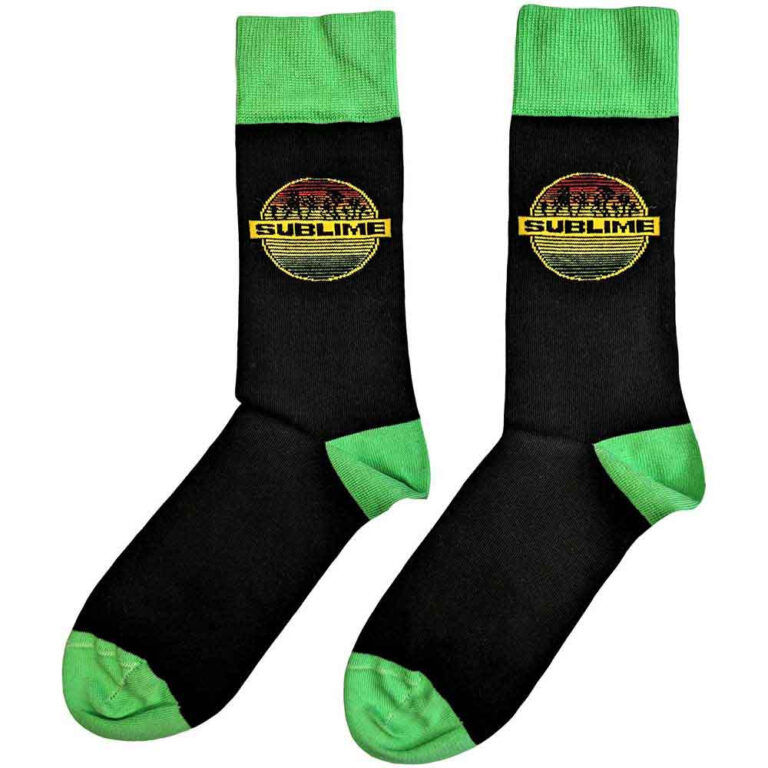 Sublime Circle Logo (Black) (UK Size 7 – 11) Socks
