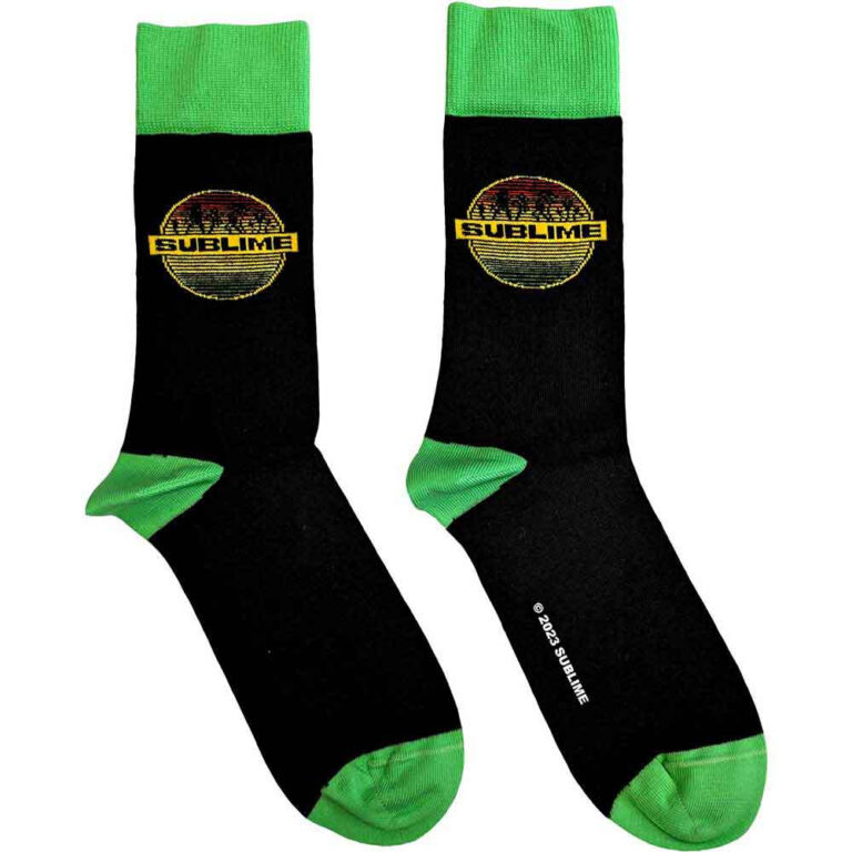 Sublime Circle Logo (Black) (UK Size 7 – 11) Socks