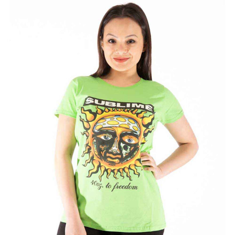 Sublime 40oz To Freedom Ladies T-Shirt