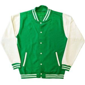 Sublime Unisex 40oz To Freedom Green & White Back Print Varsity Jacket
