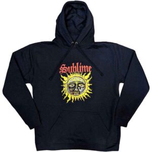 Sublime Yellow Sun Navy Blue Pullover Hoodie