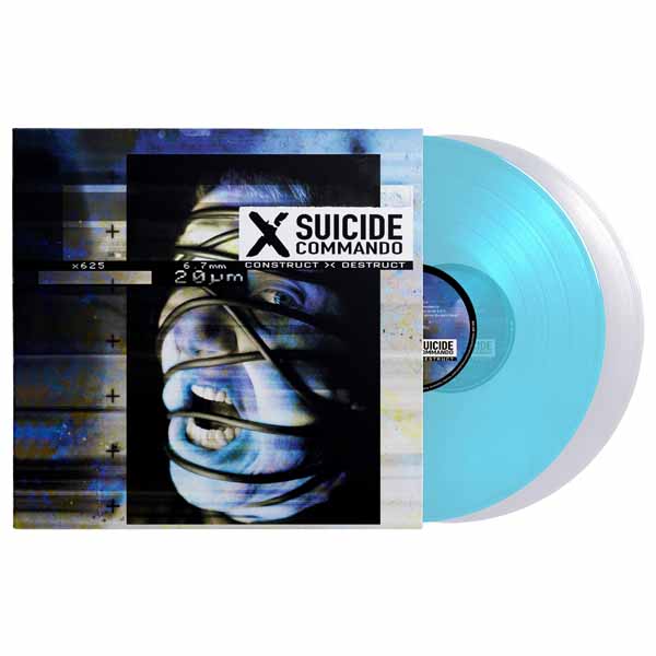 Suicide Commando – CONSTRUCT-DESTRUCT (LIMITED CURACAO/CRYSTAL CLEAR VINYL 2LP) Vinyl Double Album