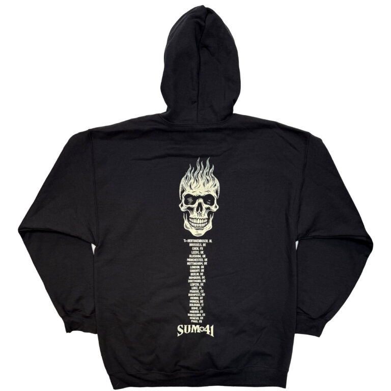 Sum 41 Tour ’24 Pt.2 Pocket Logo & Skull Zip Hoodie
