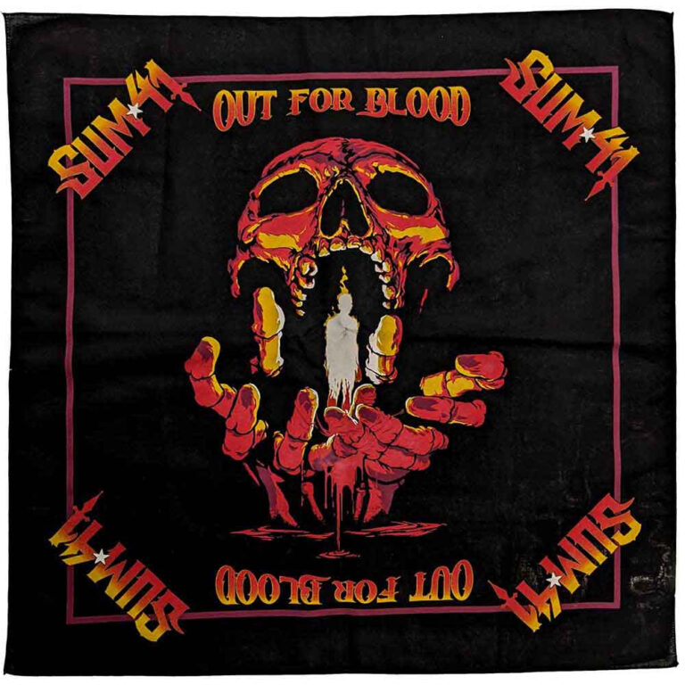 Sum 41 Out For Blood Bandana