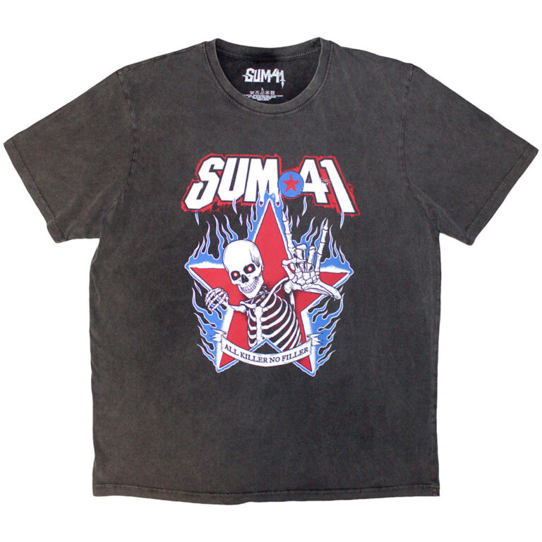 Sum 41 All Killer No Filler Skeleton T-Shirt