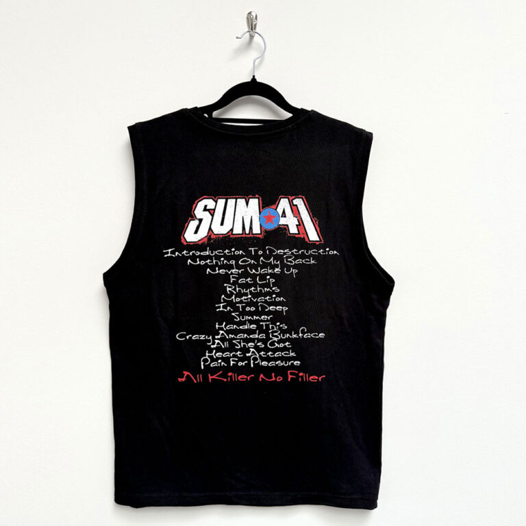 Sum 41 All Killer No Filler Tracklist T-Shirt