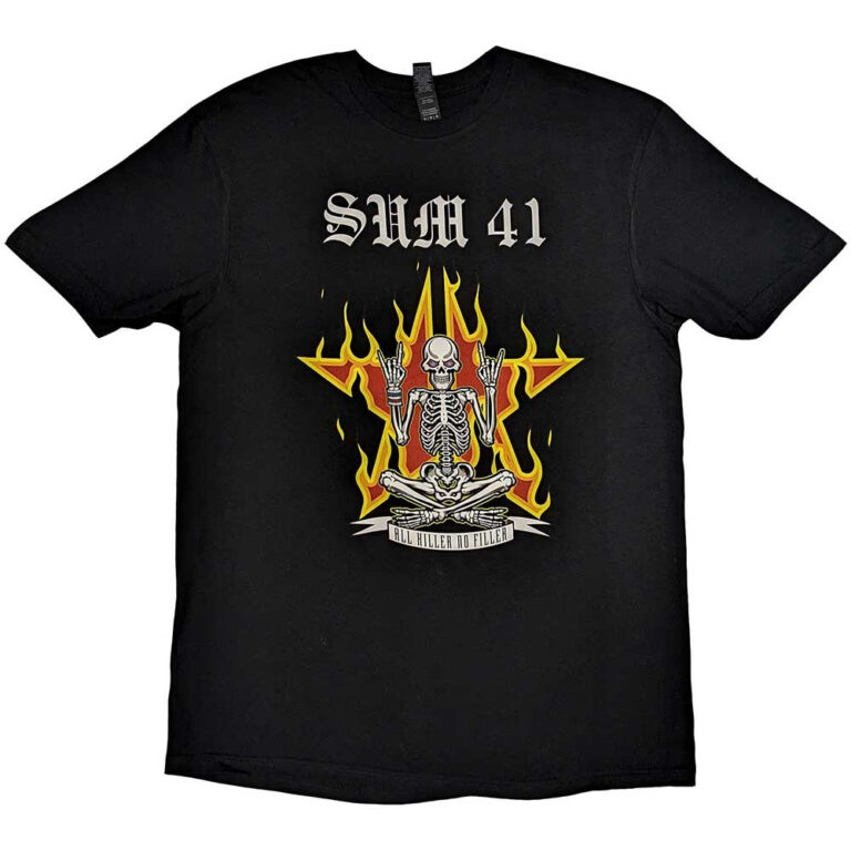 Sum 41 AKNF Skeleton European Tour 2022 T-Shirt