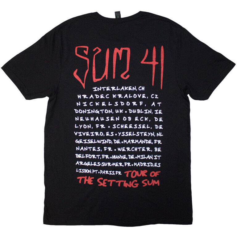 Sum 41 Tour ’24 Skull T-Shirt