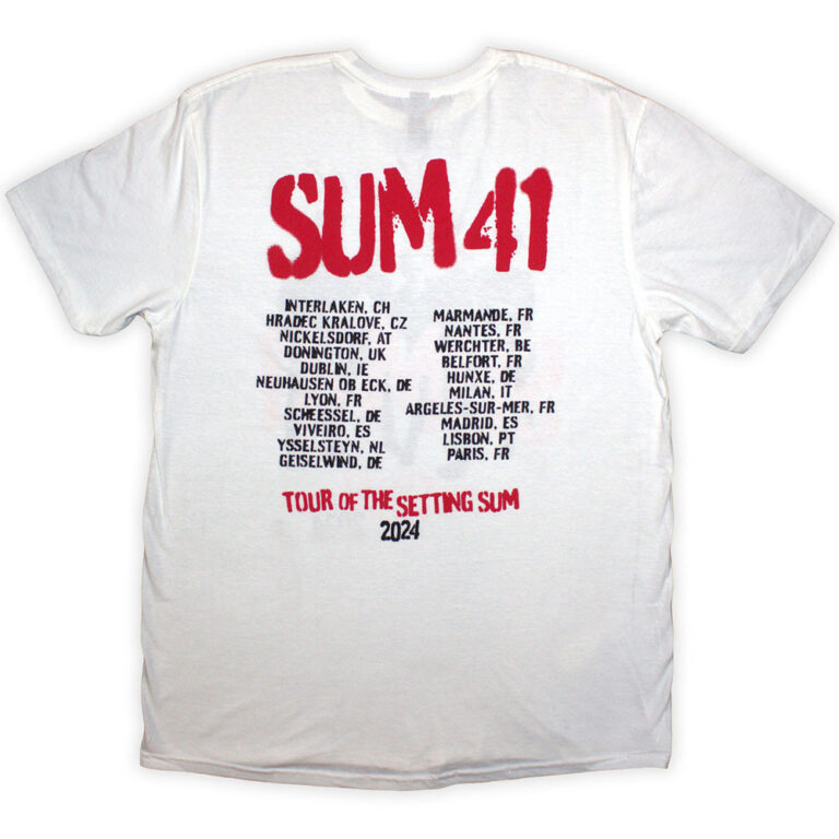 Sum 41 Tour ’24 Spray Paint T-Shirt
