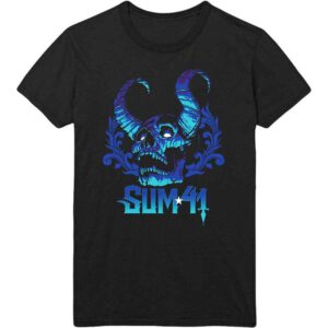 Sum 41 Blue Demon Back Print T-Shirt