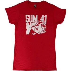 Sum 41 Embrace Red Ex-Tour Ladies T-Shirt