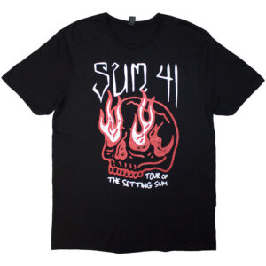 Sum 41 Tour '24 Skull Black Back Print & Ex-Tour T-Shirt