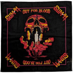 Sum 41 Unisex Out For Blood Black Ex-Tour Bandana