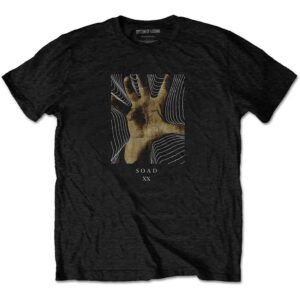 System Of A Down 20 Years Hand Black T-Shirt