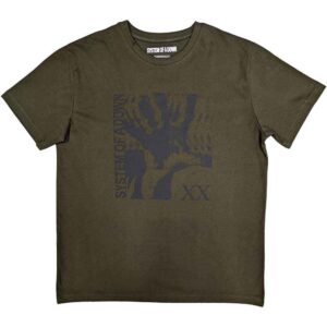 System Of A Down Intoxicated Military Green T-Shirt