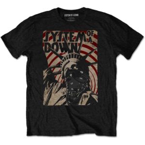 System Of A Down Liberty Bandit Black T-Shirt