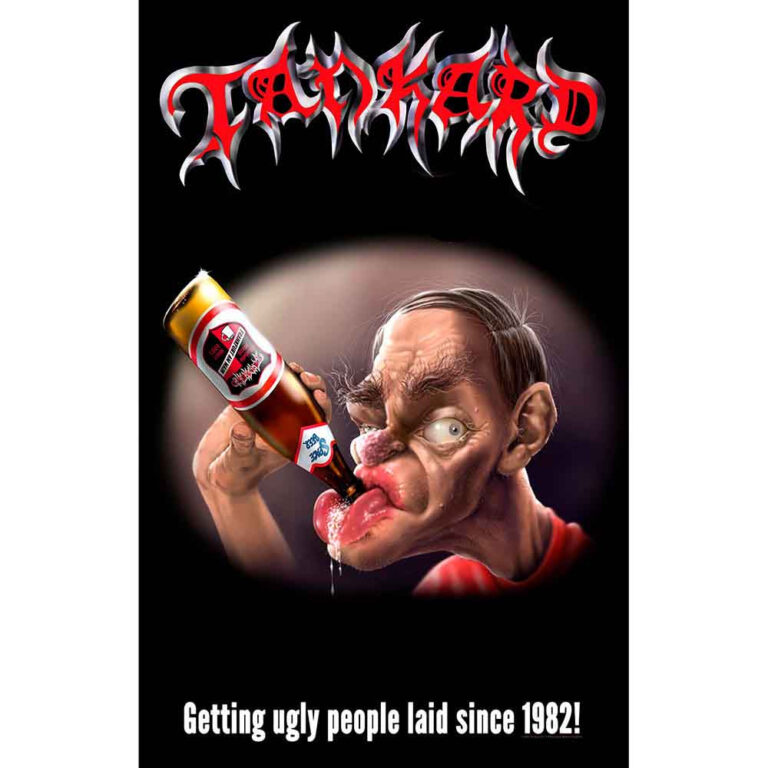 Tankard The Drunkard Textile Poster