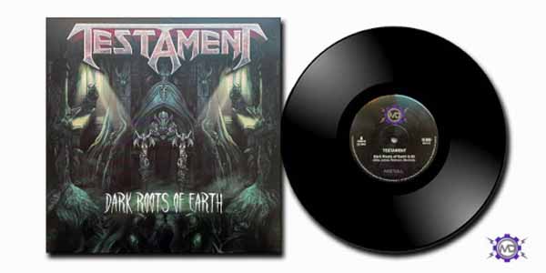 Testament – DARK ROOTS OF EARTH (12″ BLACK VINYL SINGLE) Vinyl 12″
