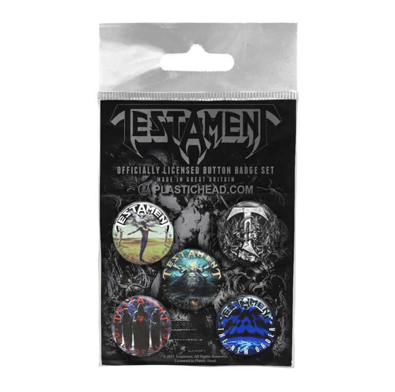 Testament – TESTAMENT BUTTON BADGE SET
