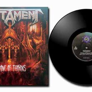 Testament - THRONE OF THORNS (12" BLACK VINYL SINGLE) Vinyl 12"