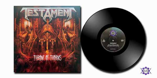 Testament – THRONE OF THORNS (12″ BLACK VINYL SINGLE) Vinyl 12″
