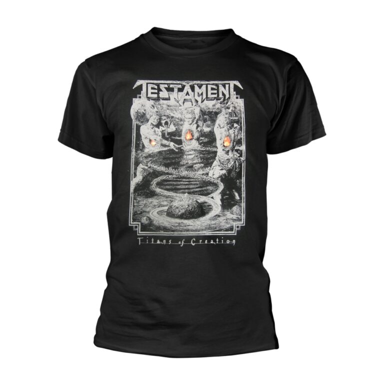 Testament – Titans Of Creation (grey) Europe 2020 Tour Front / Back Print T-Shirt