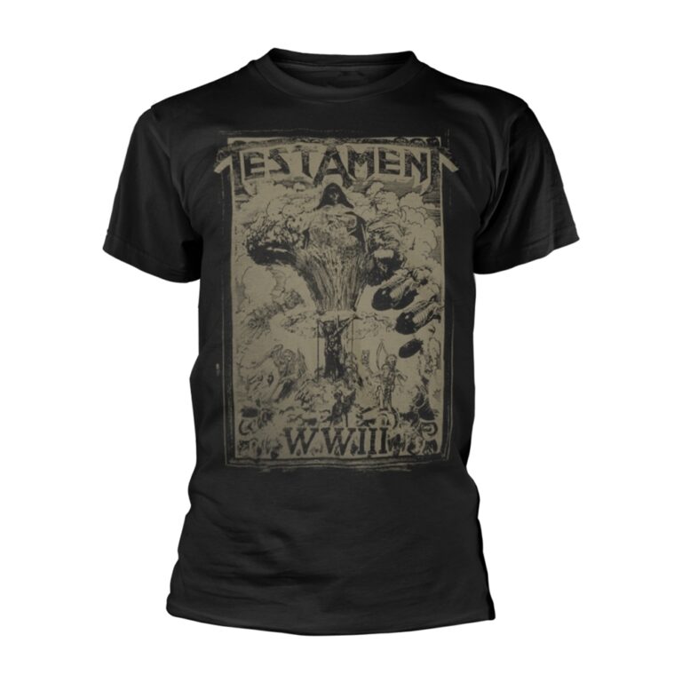 Testament – Wiii Europe 2020 Tour Front / Back Print T-Shirt