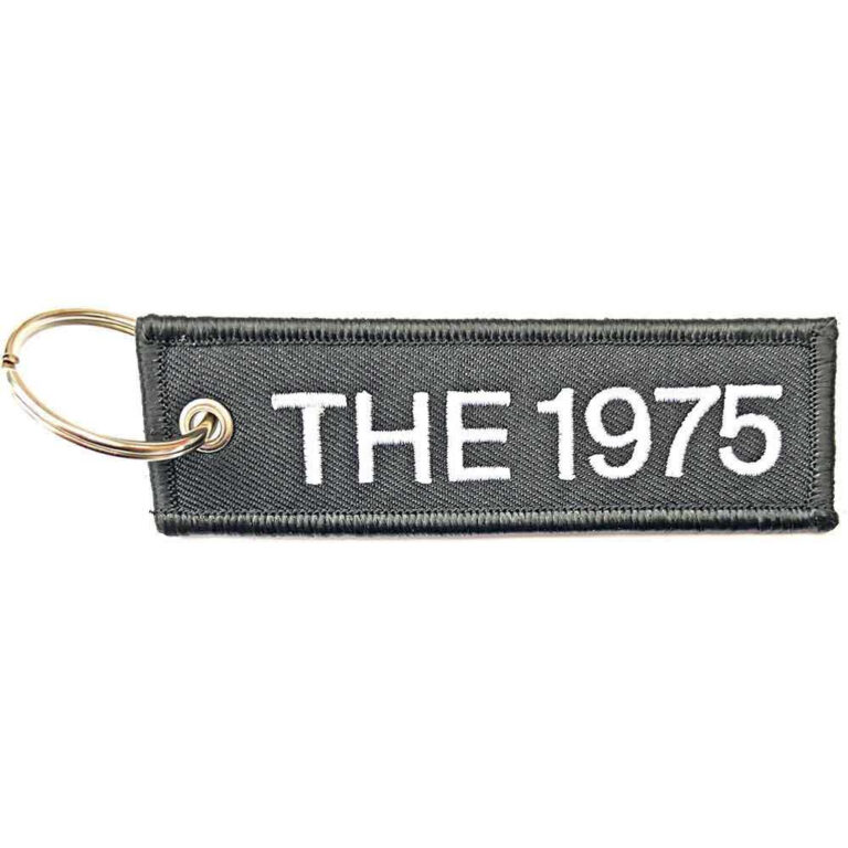 The 1975 Patch Logo Double Sided Keychain