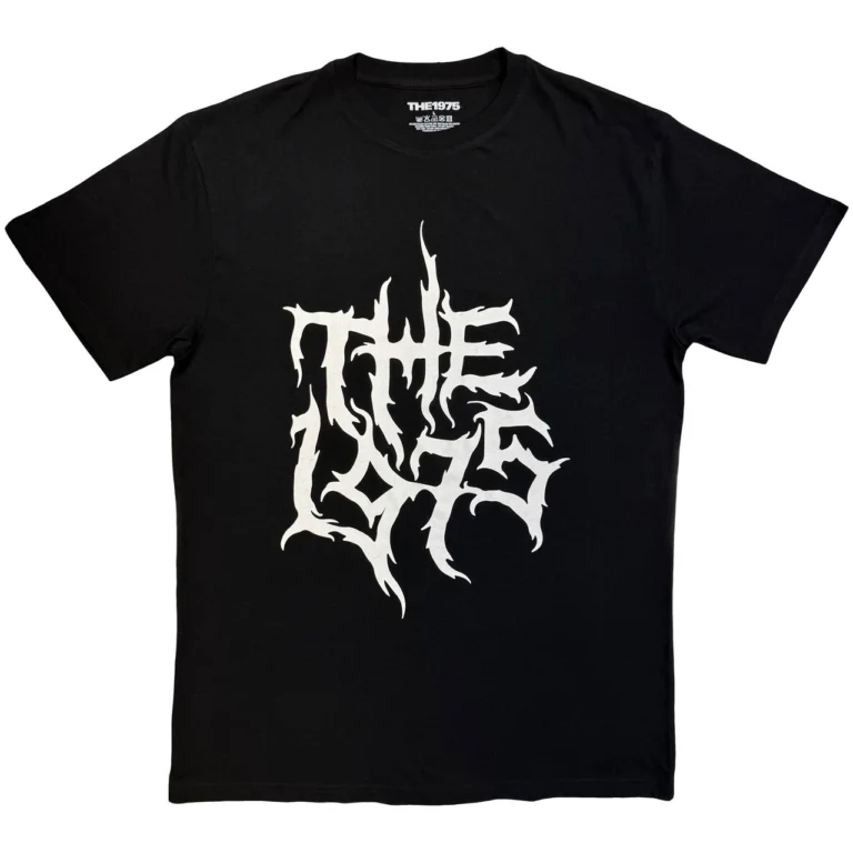 The 1975 Metal Logo Mono T-Shirt