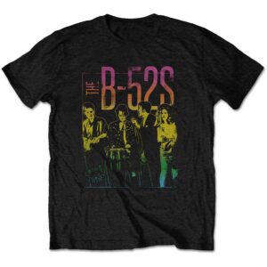 B52s Cosmic Thing Black T-Shirt