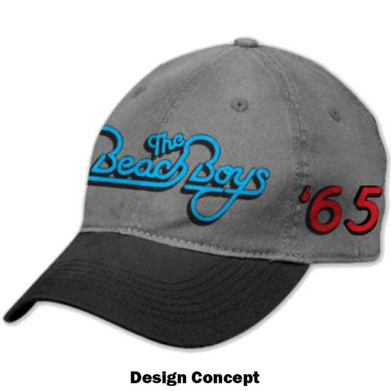 The Beach Boys 65 Black & Grey Baseball Cap