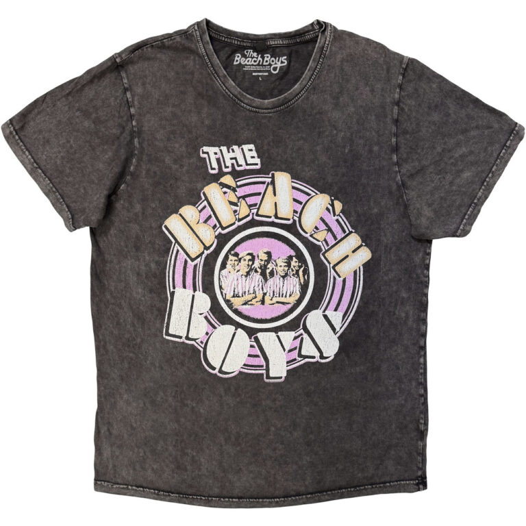 The Beach Boys Vintage Photo Charcoal Grey T-Shirt