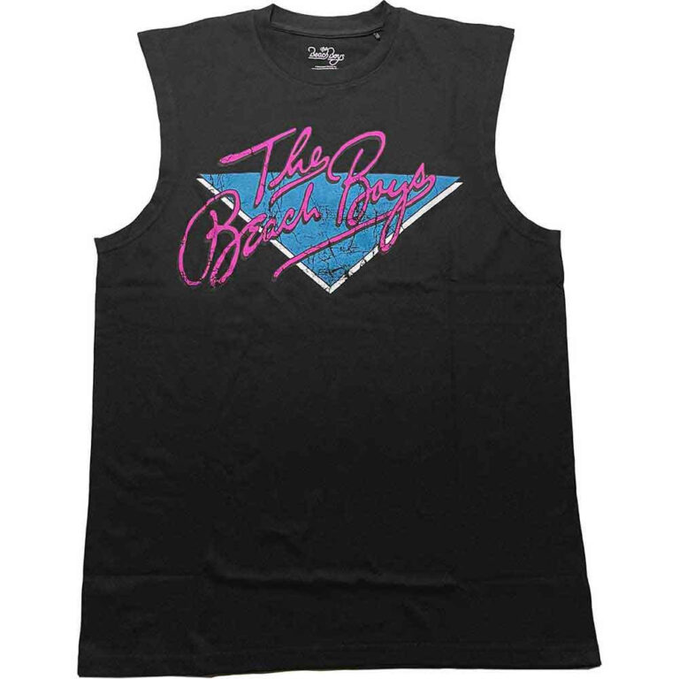 The Beach Boys Retro Logo Black T-Shirt