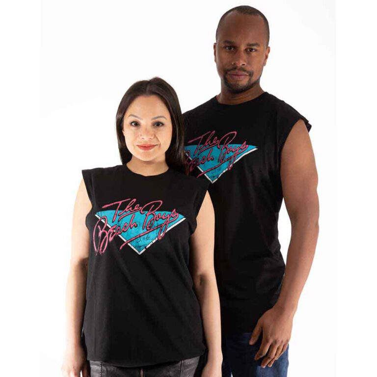 The Beach Boys Retro Logo Black T-Shirt