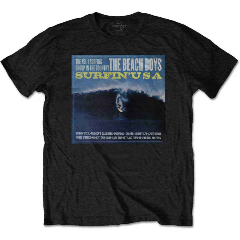 The Beach Boys Surfin’ USA Black T-Shirt